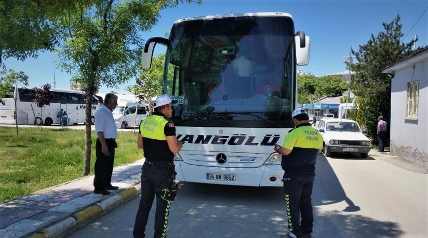 Van’da bayram öncesi trafik denetimleri