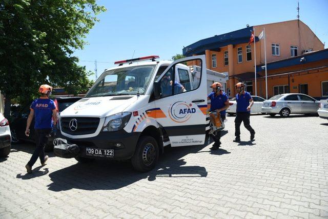 Aydın’da habersiz deprem tatbikatı yapıldı