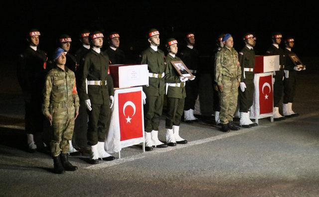 'Pençe' operasyonu şehitleri memleketlerine uğurlandı