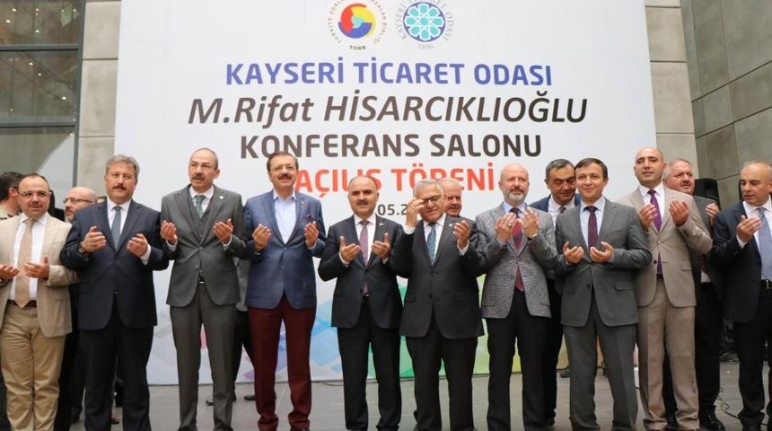 Rifat Hisarcıklıoğlu: “Kayseri, tüm ülkemizde örnek bir şehirdir”