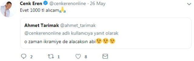 Cenk Eren emekli oldu