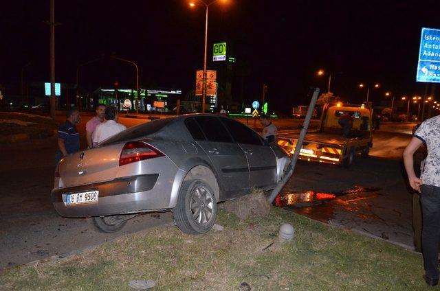 Hatay’da trafik kazası: 2 yaralı