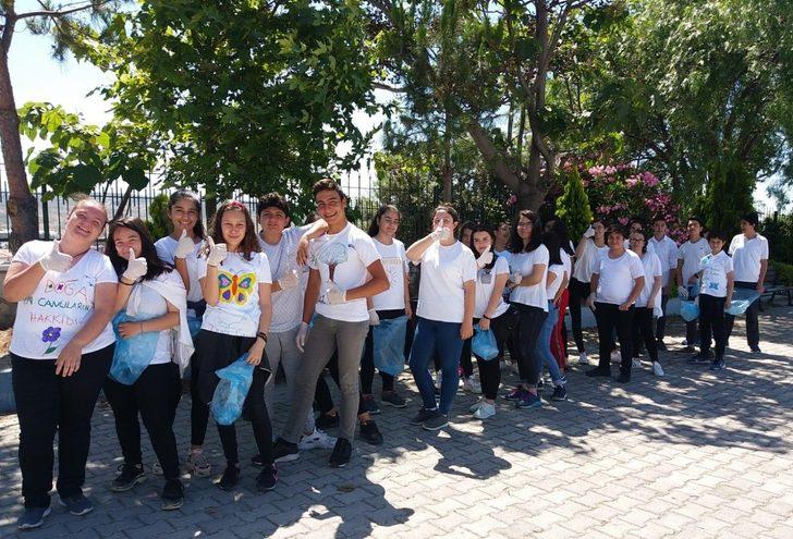 Çeşmeli öğrenciler çevreye örnek oldular G2