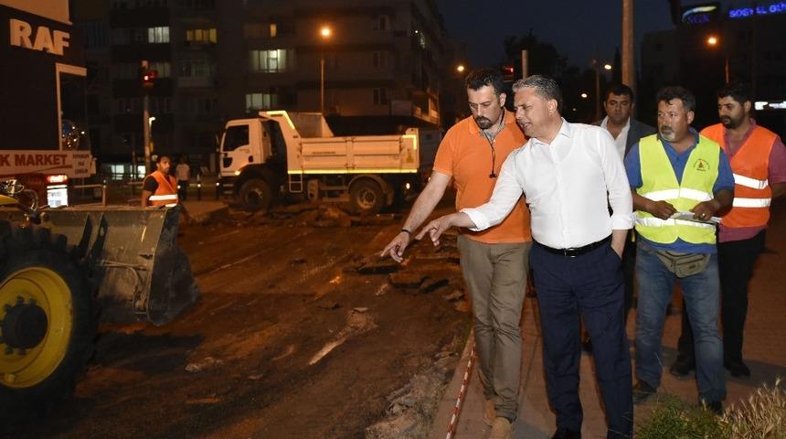 Sokullu Caddesi&rsquo;ne gece yarısı asfalt yeniliği