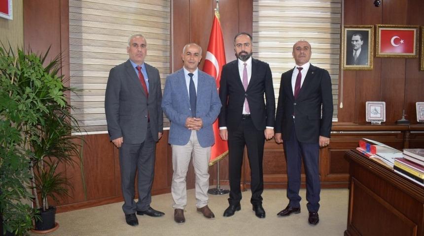 Başkan Ensari&rsquo;den Rekt&ouml;r Şevli&rsquo;ye ziyaret