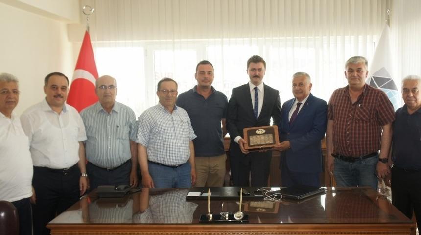 Aydın Ticaret Borsası&rsquo;ndan KOSGEB M&uuml;d&uuml;r&uuml; D&uuml;lger&rsquo;e ziyaret
