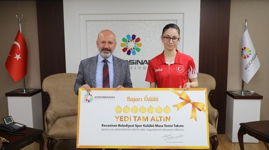 Olimpiyat ve Milli Takım Sporcusu Özge Yılmaz, Kocasinan’da
