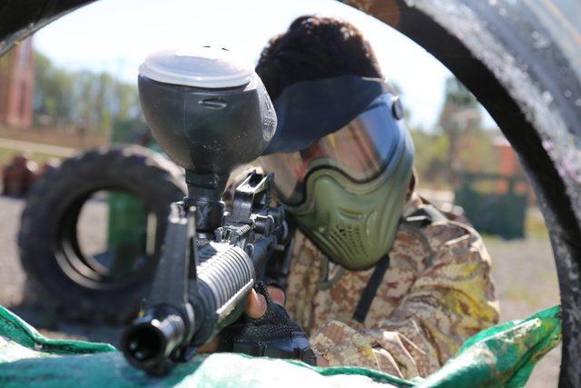 Gürpınar’da paintball turnuvası