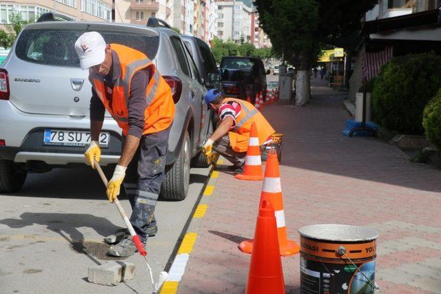 Safranbolu’da bayram temizliği mesaisi