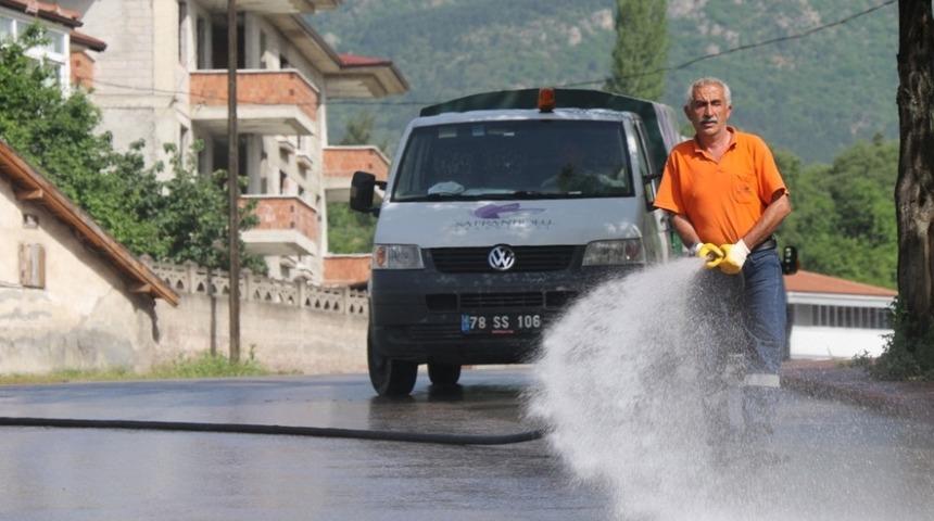 Safranbolu&rsquo;da bayram temizliği mesaisi
