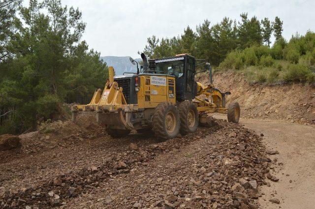 Alanya Yaylakonak yolu genişletiliyor