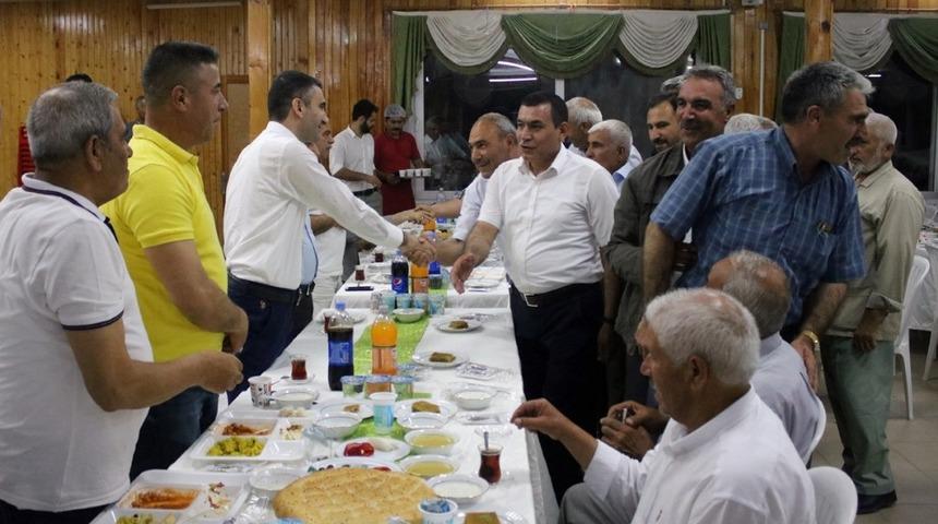 Muhtarlar kaymakamlığın iftarında buluştu