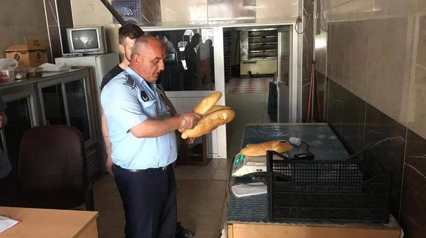 Vezirhan&rsquo;da fırınlarda gramaj denetimi yapıldı