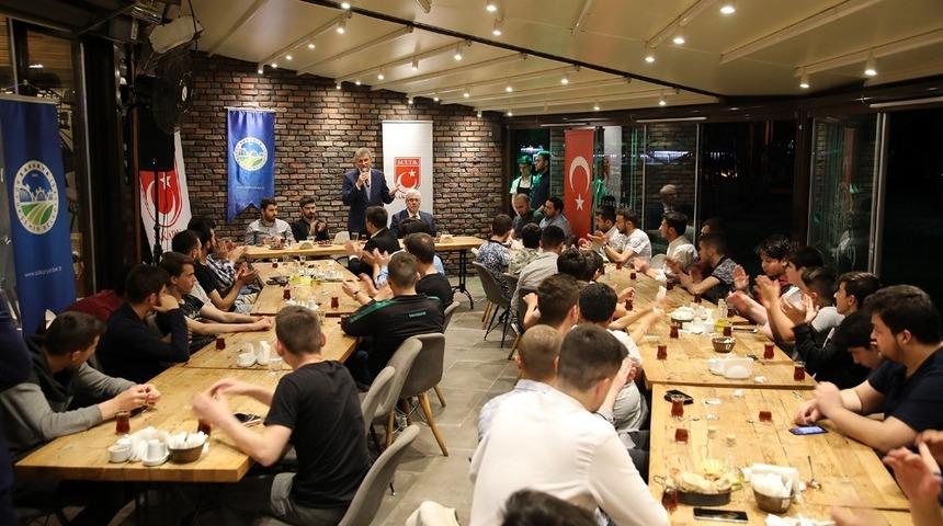 Başkan Ekrem Y&uuml;ce MTTB İl teşkilatı &uuml;yeleriyle bir araya geldi