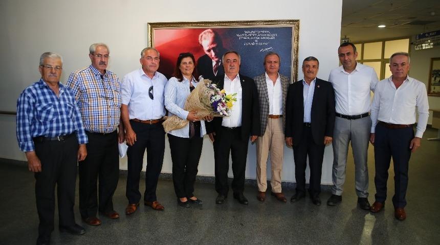 Nazilli Ziraat Odası&rsquo;ndan Başkan &Ccedil;er&ccedil;ioğlu&rsquo;na ziyaret