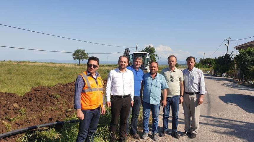 Biga’nın köylerine hizmetler hızla devam ediyor