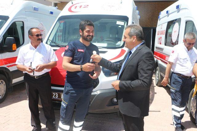 Elazığ’da yeni 6 ambulans hizmete girdi