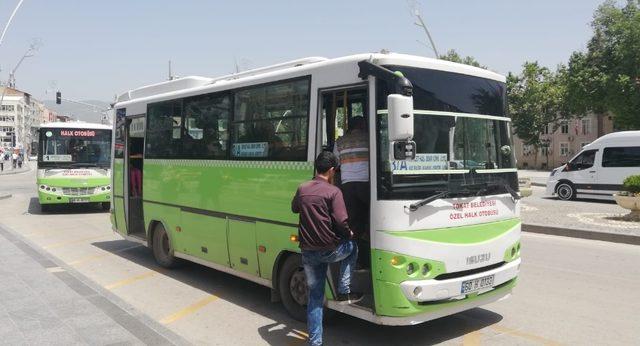 Ramazan Bayramında Tokat’ta toplu taşıma ücretsiz olacak