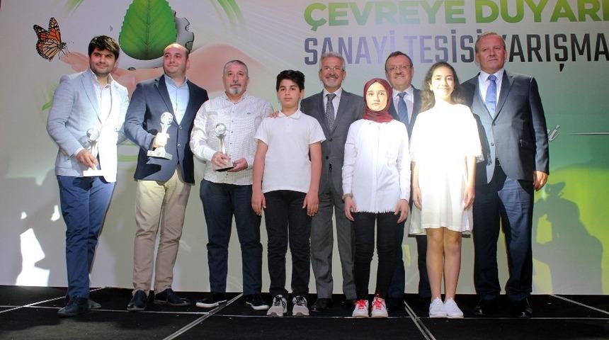 &Ccedil;evreye duyarlı sanayi tesisleri &ouml;d&uuml;llendirildi