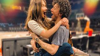 Müge Boz ve Caner Erdeniz'in galibiyet pozu