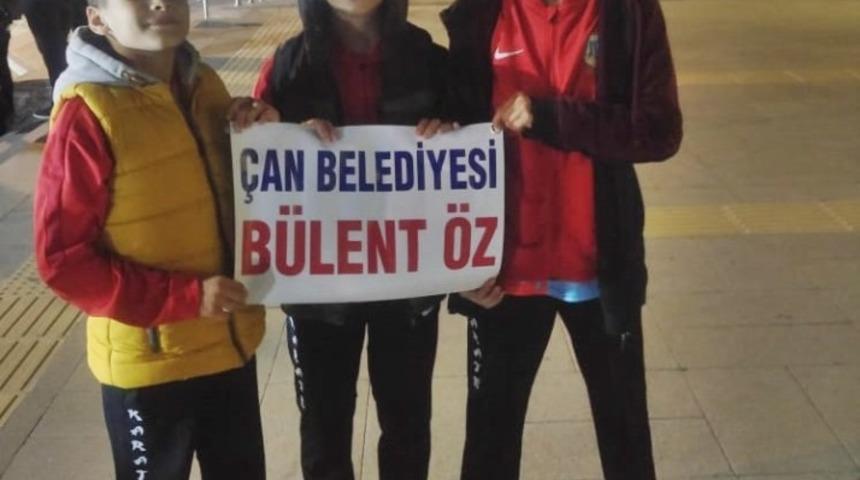 Çan Belediyesi Karate Sporcuları dünya ikincisi oldu