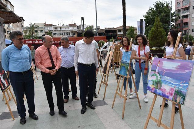 Başkan Özcan öğrencileri yalnız bırakmadı