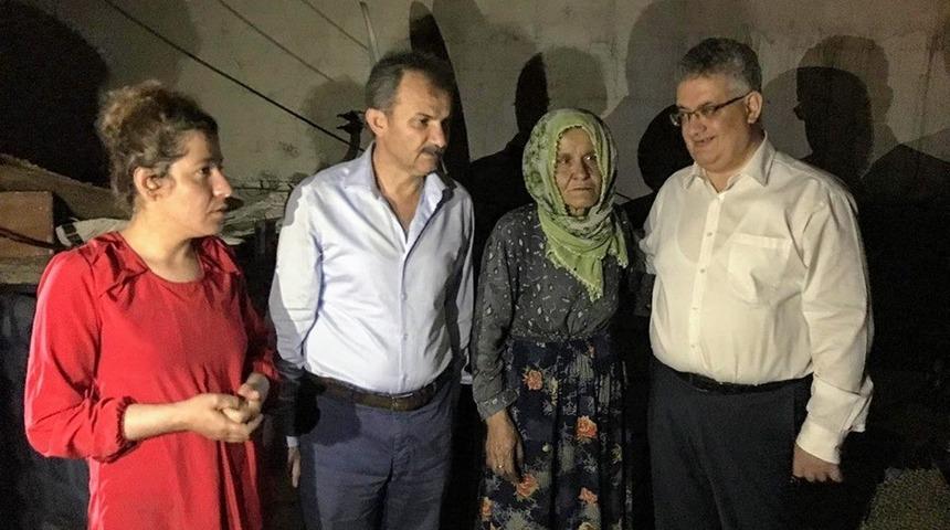 Evi yanan kadına devlet sahip &ccedil;ıktı