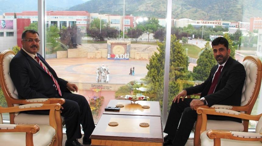 Denizli Cumhuriyet Başsavcısından Rekt&ouml;r Aldemir&rsquo;e ziyaret