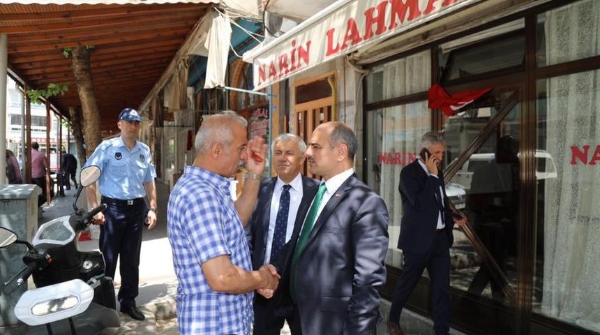 Başkan S&ouml;ğ&uuml;t, esnafla bir araya geldi