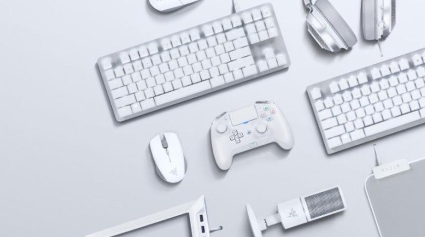 Beyaz rengi sevenler i&ccedil;in Razer Mercury White ile tanışın