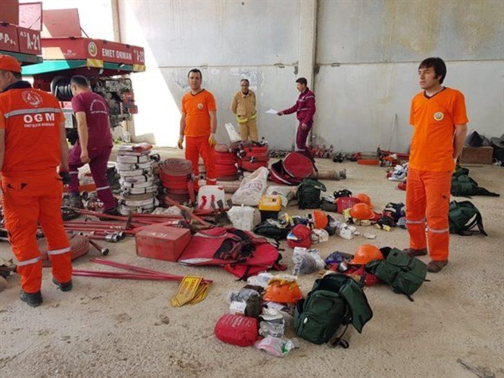 Kütahya’da yangın savaşçılarına iş başı eğitim G4