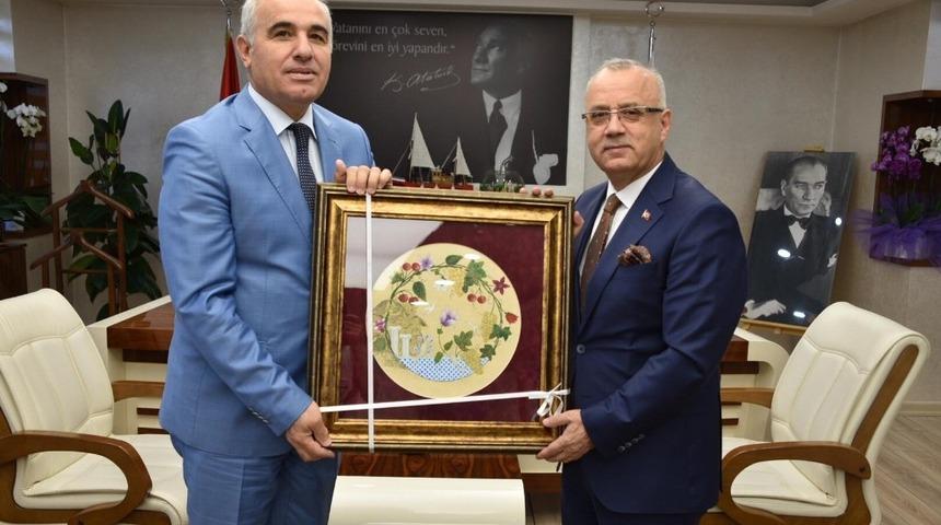 Kaymakam Kılı&ccedil;&rsquo;tan, Başkan Kayda&rsquo;ya veda ziyareti