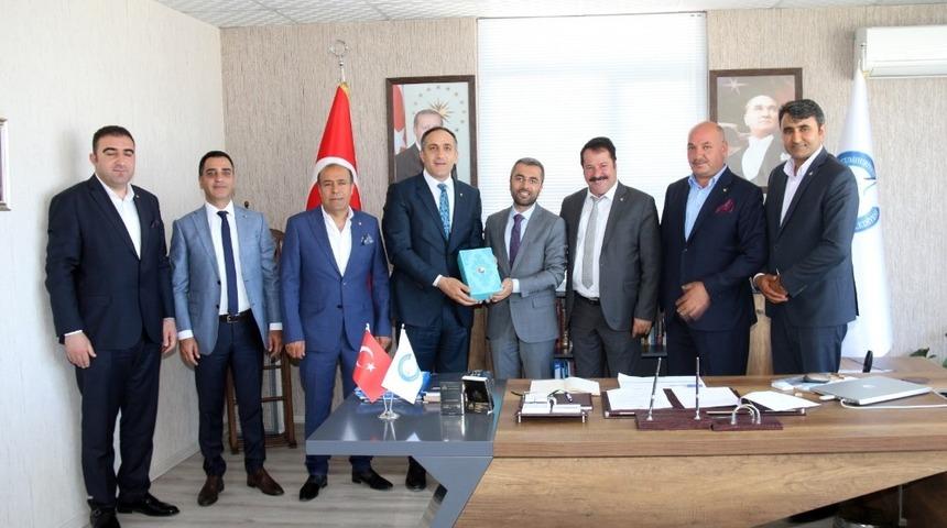 Başkan Say&rsquo;a VANTSO Meclis Divanından ziyaret