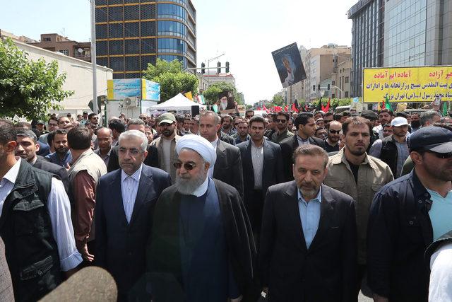 İran’da birçok şehirde Trump’ın ‘Yüzyılın Anlaşması’ planı protesto edildi