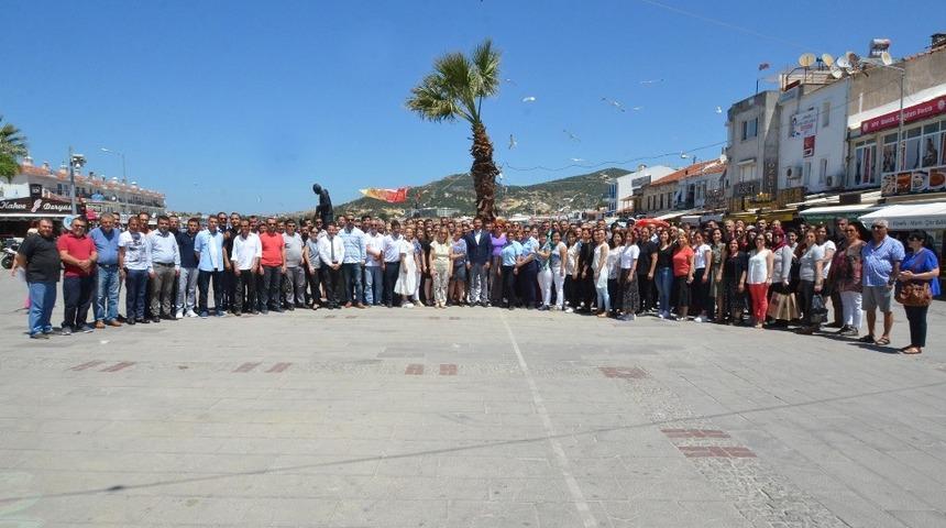 Başkan G&uuml;rb&uuml;z, belediye personeliyle bayramlaştı