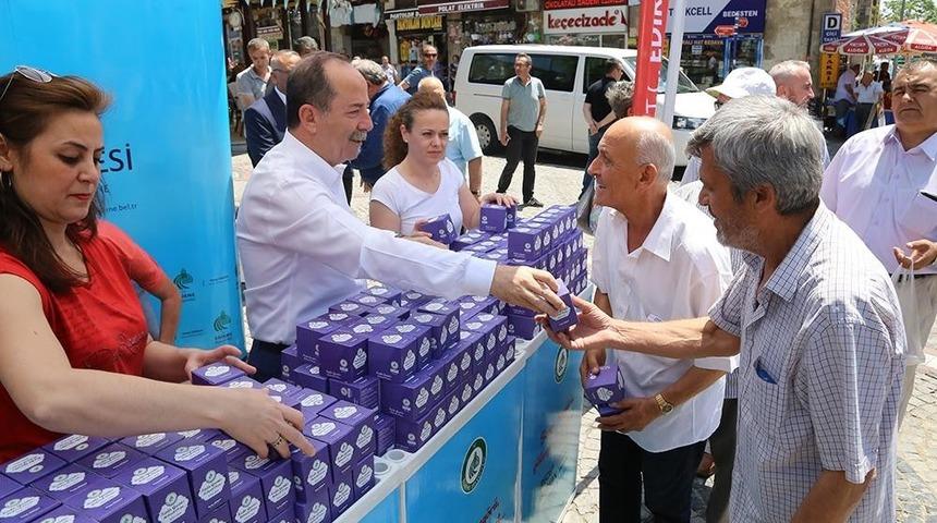 Edirne’de 15 bin adet kandil simidi dağıtıldı