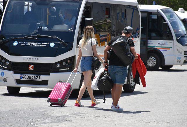 Marmaris'te bayram yoğunluğu başladı