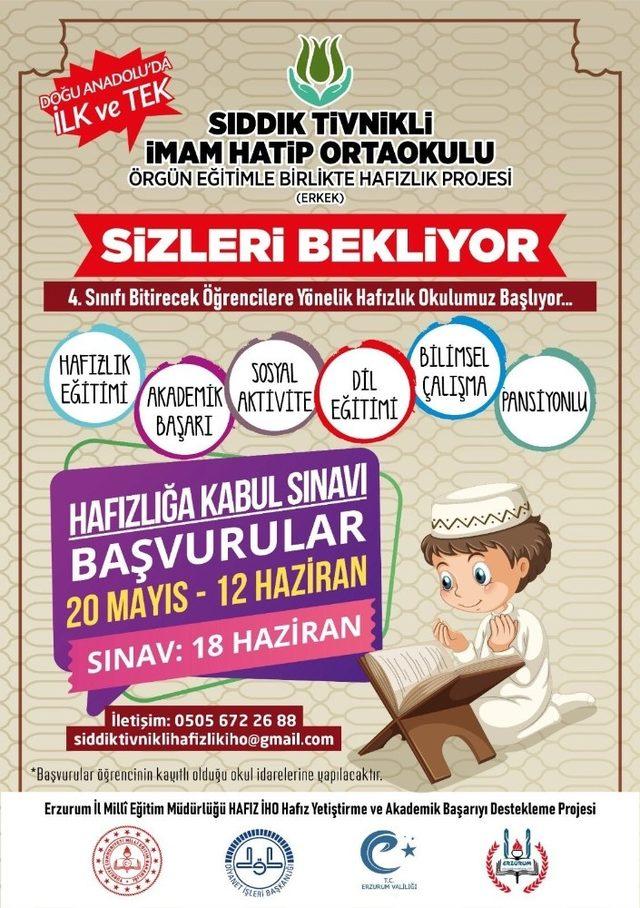 Örgün eğitim ve hafızlık bir arada