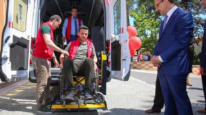 Ordu&rsquo;da engelli hizmet aracı hizmete başladı