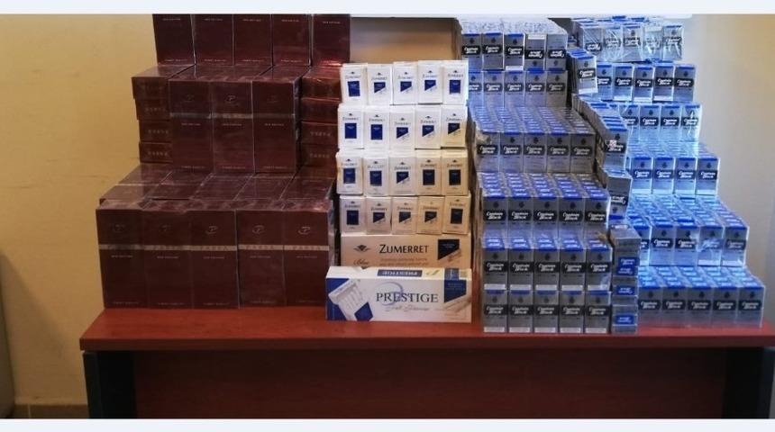 Gaziantep&rsquo;te 5 bin 100 paket ka&ccedil;ak sigara ele ge&ccedil;irildi