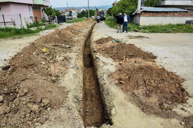 Başkan Çatal, Doğalgaz çalışmalarını yerinde inceledi