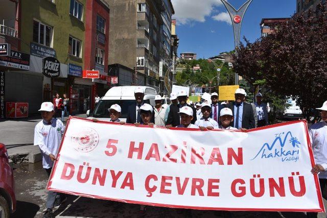 Hakkari’de Dünya Çevre Günü etkinlikleri