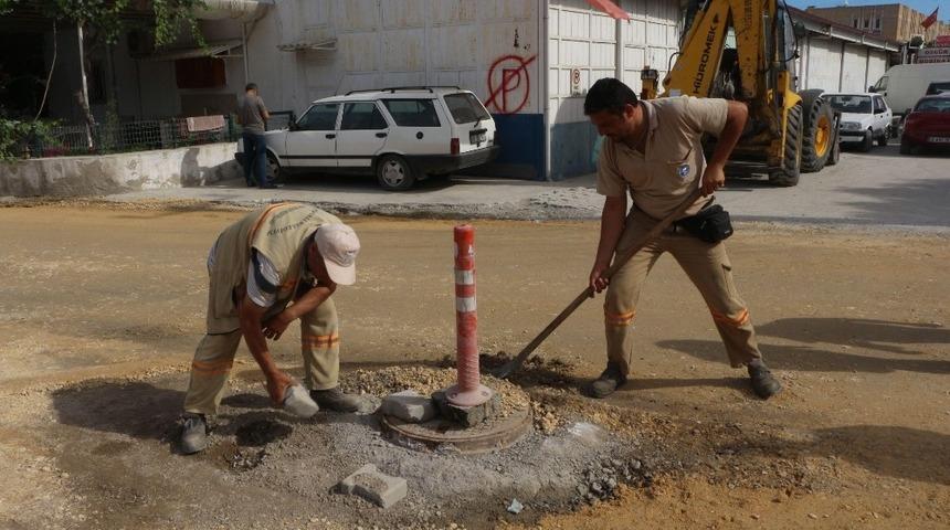 Kuşadası Belediyesi&rsquo;nden sanayi sitesinde yol ve altyapı hamlesi