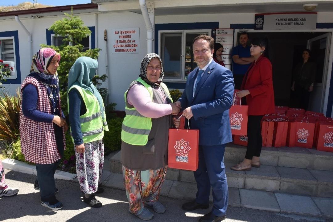 Karesi Belediyesinde bayramlaşma