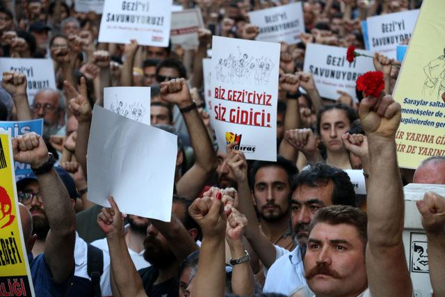 Gezi olaylarının 6'ncı yıldönümünde basın açıklaması
