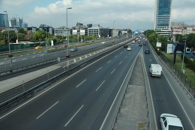 İstanbul'da yollar boş kaldı