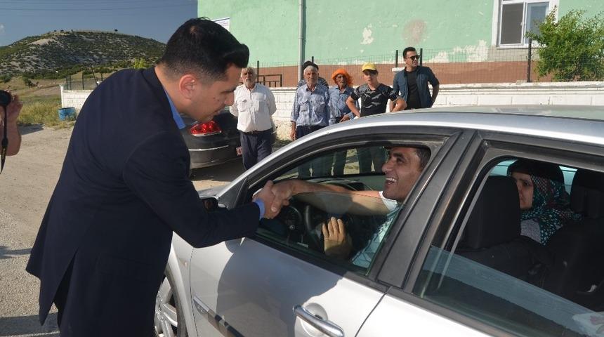 Kaymakam Atak trafik uygulamasına katıldı