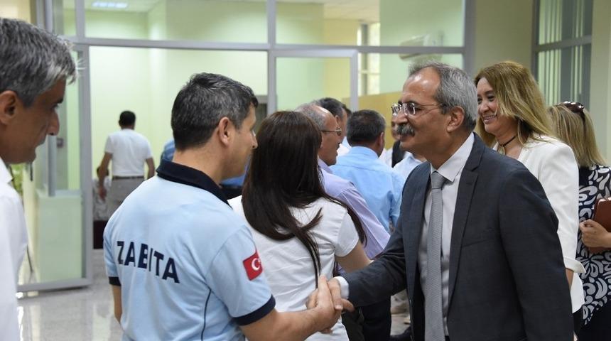 Başkan Bozdoğan, personel ile bayramlaştı