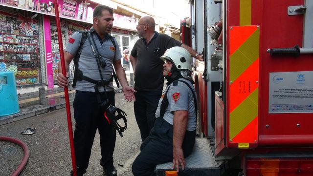 Kilis'te Suriyelilerin iş yeri yandı, 1 milyon liralık zarar oluştu