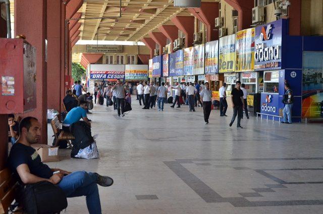 Adana Otogarı’nda bayram hareketliliği başladı